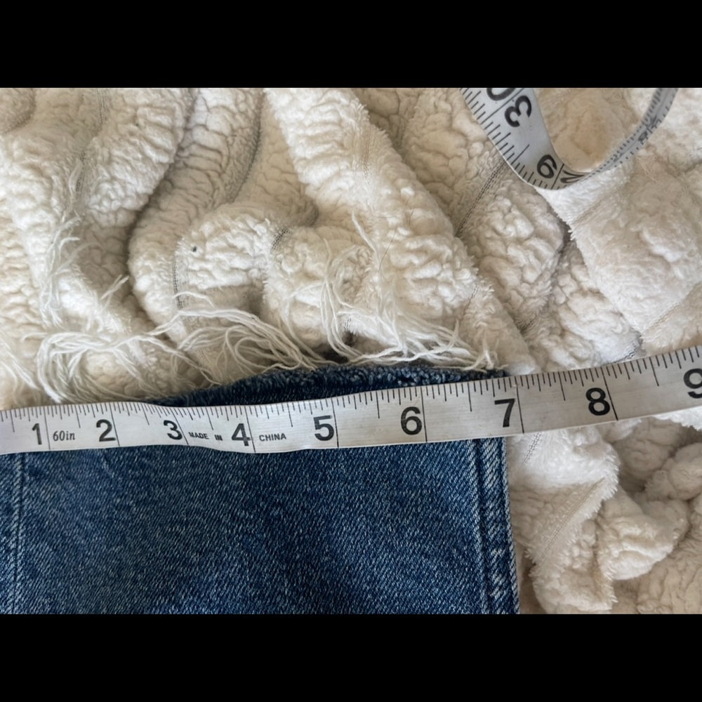 Re/Done Jeans 70s Ultra High Rise Stove Pipe Jeans Size 25 - Picture 13 of 14